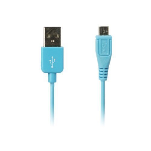 Colored Sininen 1m Micro Usb Data- Ja Latauskaapeli Älypuhelimille