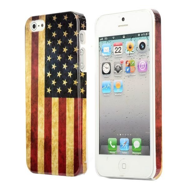 Complete Ination Flag Usa Ver. 2 Iphone 5 Suojakuori