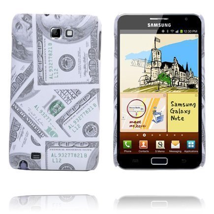 Cool Cash Mustavalkoiset Dollarit Samsung Galaxy Note Suojakuori
