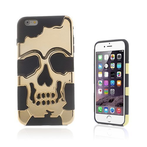 Cool Skull Pronssi Iphone 6 Plus Suojakuori