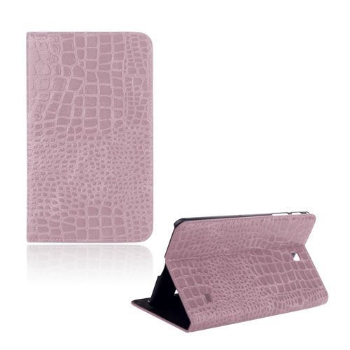 Croco Pinkki Samsung Galaxy Tab 4 8.0 Nahkakotelo