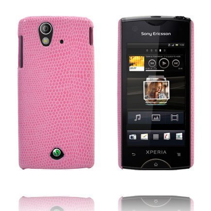 Croco Pinkki Sony Ericsson Xperia Ray Suojakuori