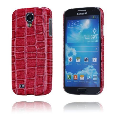 Croco Punainen Samsung Galaxy S4 Suojakuori