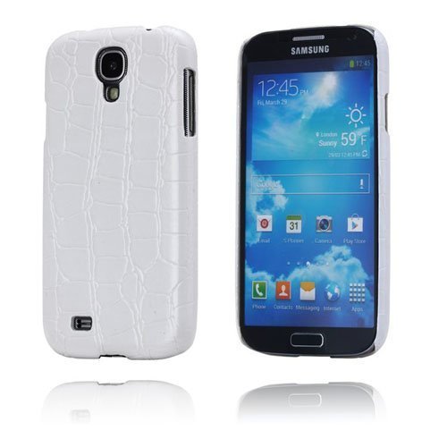 Croco Valkoinen Samsung Galaxy S4 Suojakuori