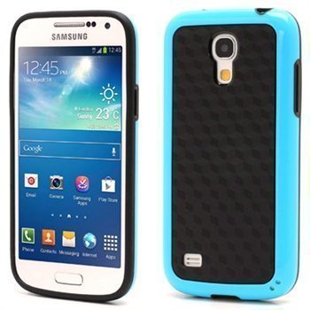 Cube Design Hybridikotelo Samsung Galaxy S4 Mini I9190 I9192 I9195 Musta / Sininen