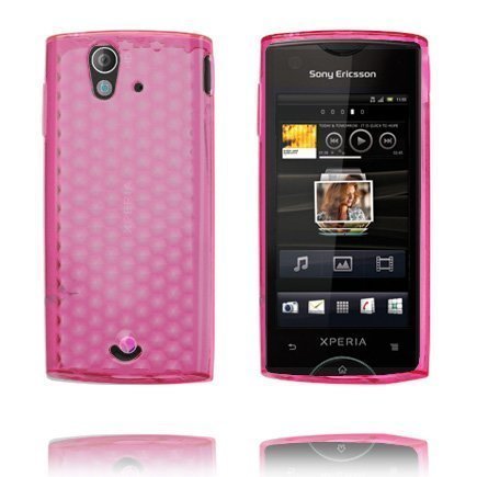 Cubes Pinkki Sony Ericsson Xperia Ray Suojakuori