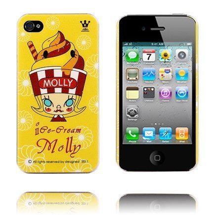 Cute Cartoon Molly Iphone 4 / 4s Suojakuori