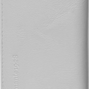 D.Bramante Leather Wallet Closed 4,8" Smooth White