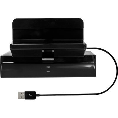 DELTACO telakka sopii iPod iPhone ja iPad USB 0 5m musta