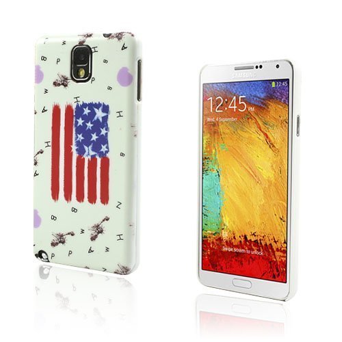 Deco Amerikan Lippu Samsung Galaxy Note 3 Suojakuori