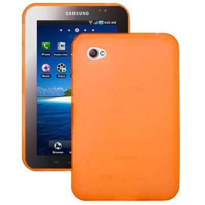 Defender Oranssi Samsung Galaxy Tab P1000 Silikonikuori