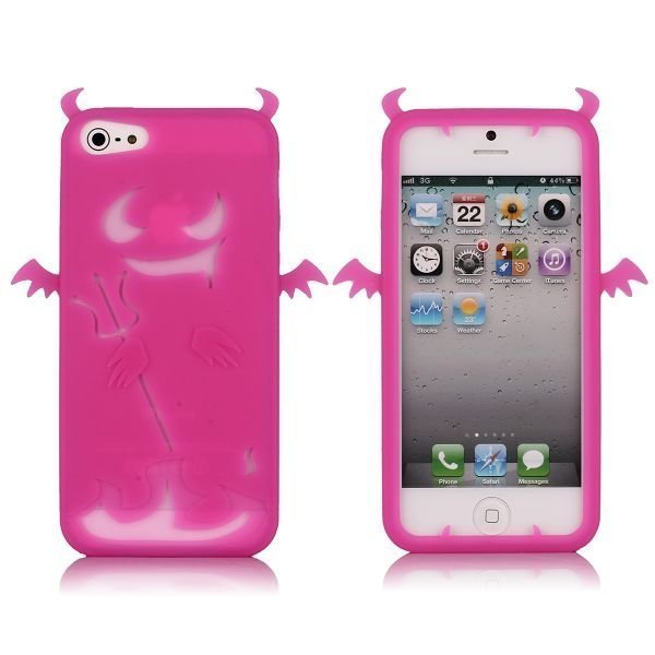 Demon Kuuma Pinkki Iphone 5 / 5s Suojakuori