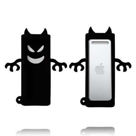 Demon Musta Ipod Shuffle 3 Silikonikuori