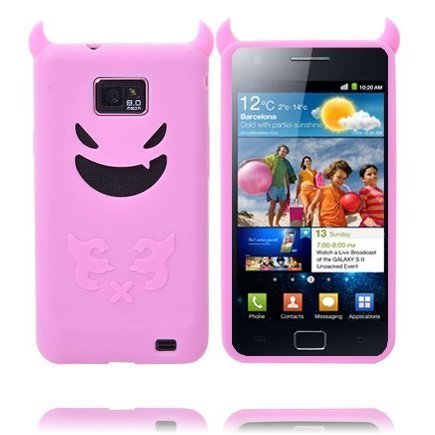 Demon Vaaleanpunainen Samsung I9100 Galaxy S2 Suojakuori