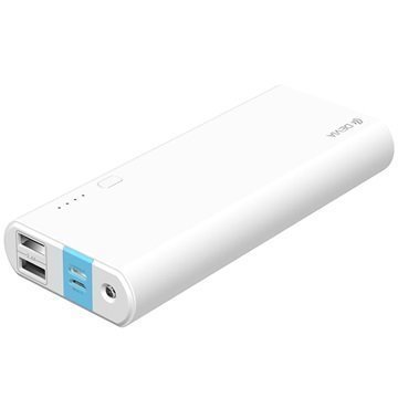 Devia Smart 10000mAh Dual USB Power Bank White
