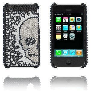 Diamond Skull Hopea Iphone 3g / 3gs Suojakuori