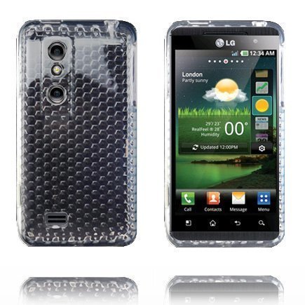 Diamond Soft Shell Läpikuultava Valkoinen Lg Optimus 3d Silikonikuori