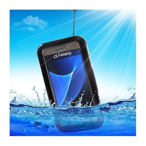 Dive In Samsung Galaxy S7 Vesitiivis Kuori Musta