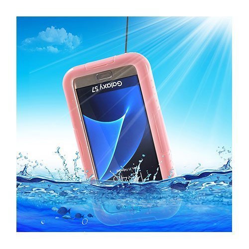 Dive In Samsung Galaxy S7 Vesitiivis Kuori Pinkki