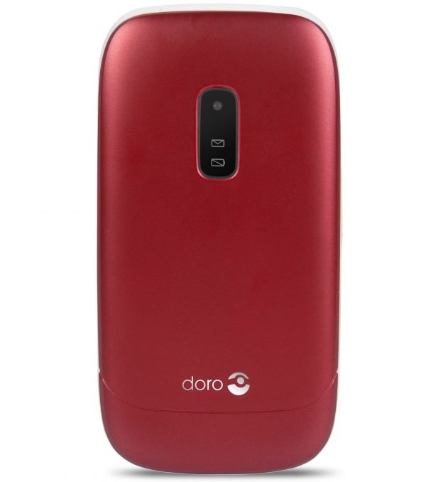 Doro 6031 Senioripuhelin Simpukkamallinen Punainen / Valkoinen