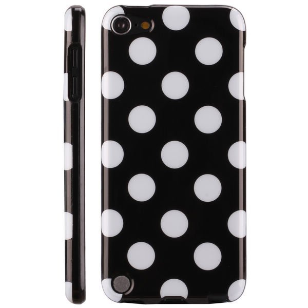 Dots & Colors Musta Ipod Touch 5 Silikonikuori