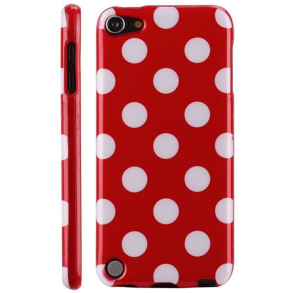 Dots & Colors Punainen Ipod Touch 5 Silikonikuori