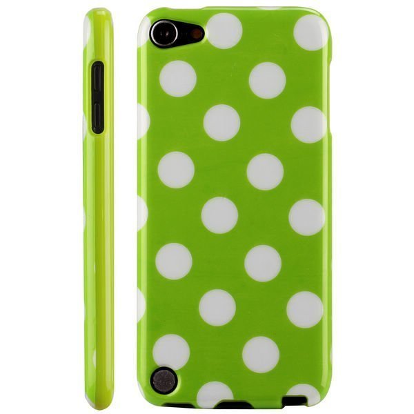 Dots & Colors Vihreä Ipod Touch 5 Silikonikuori