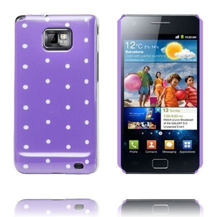 Dots & Colors Violetti Samsung Galaxy S2 Suojakuori