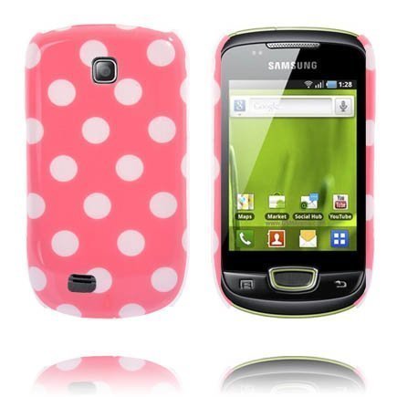 Dots Pinkki Samsung Galaxy Mini Suojakuori