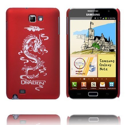 Dragon Frosted Punainen Samsung Galaxy Note Suojakuori