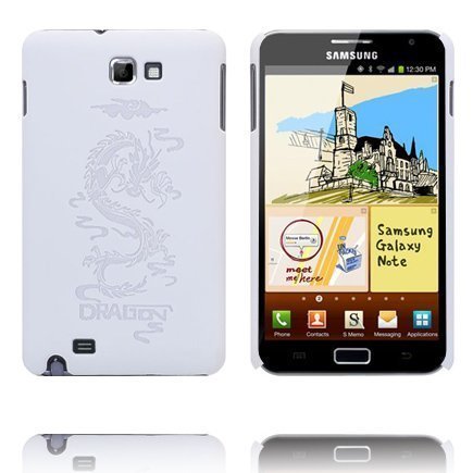 Dragon Frosted Valkoinen Samsung Galaxy Note Suojakuori
