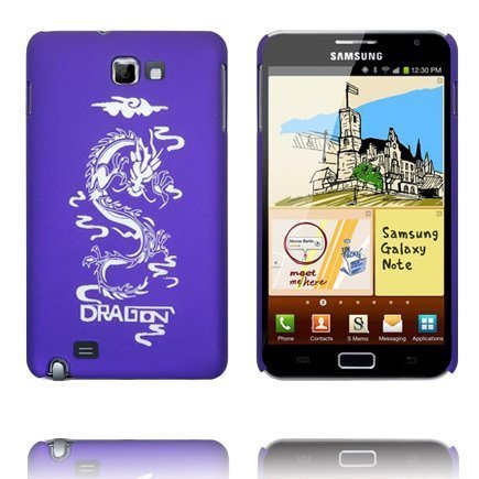 Dragon Frosted Violetti Samsung Galaxy Note Suojakuori