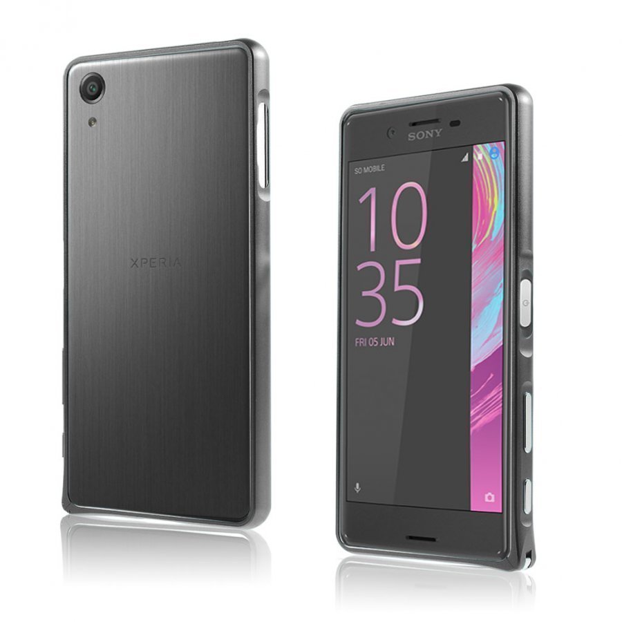 Dreyer Sony Xperia X Performance Galvanoitu Metalli Suojus Musta