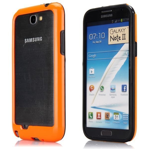 Dual Compund Oranssi Samsung Galaxy Note 2 Bumper
