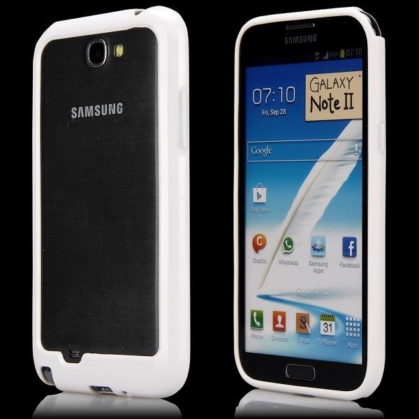 Dual Compund Valkoinen Samsung Galaxy Note 2 Bumper
