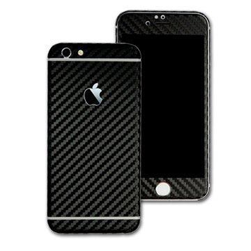 EasySkinz 3D Kuvioitu hiilikuitukuori iPhone 6S Musta