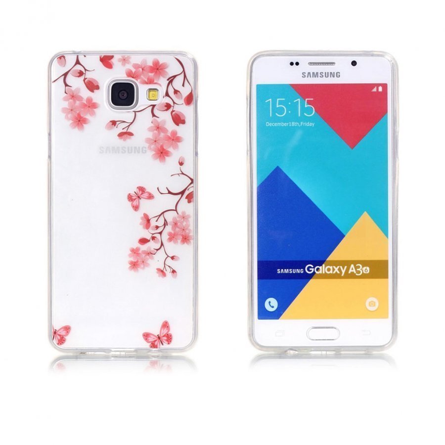 Eckersberg Samsung Galaxy A3 2016 Kuori Kauniita Kukkia