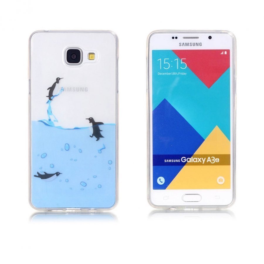 Eckersberg Samsung Galaxy A3 2016 Kuori Pingviinit