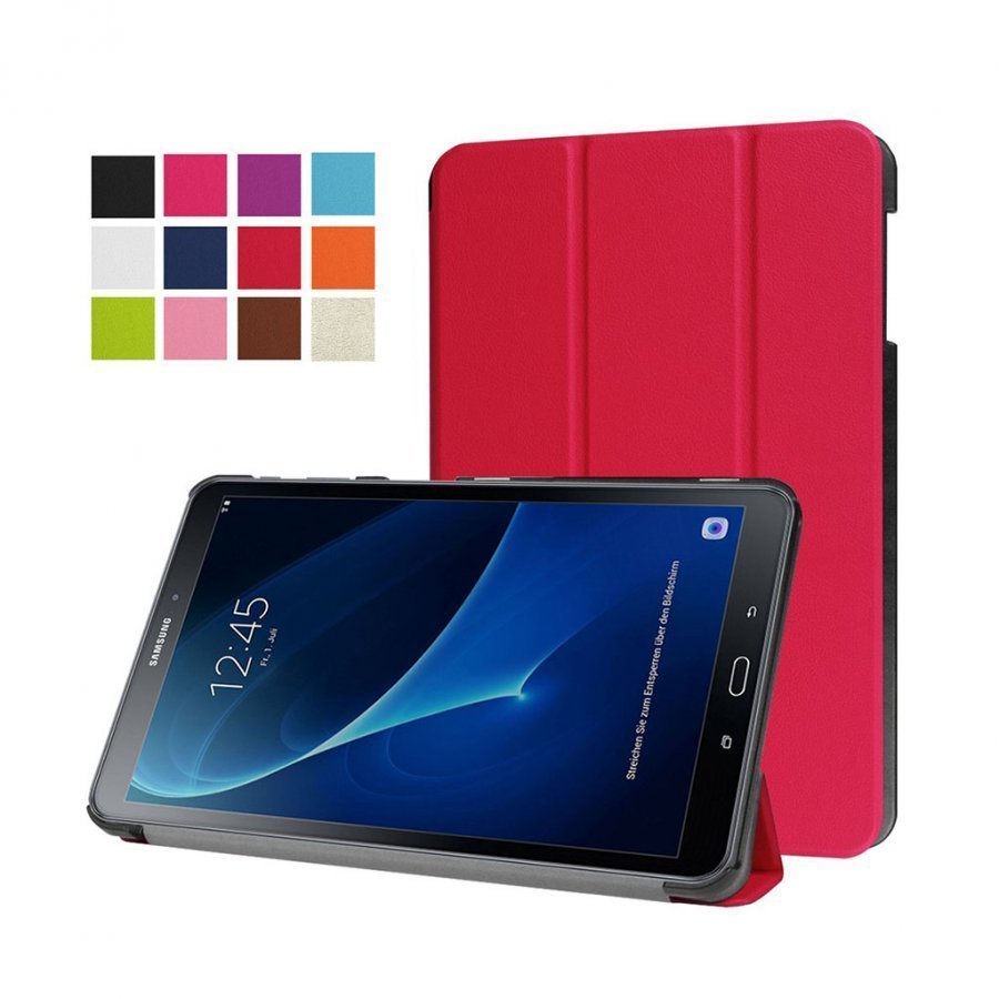 Edwardson Samsung Galaxy Tab A 10.1 2016 Nahkakotelo Punainen