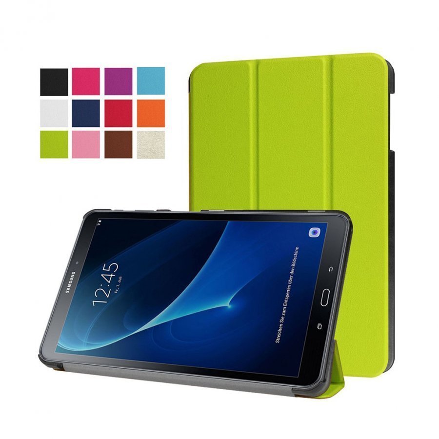 Edwardson Samsung Galaxy Tab A 10.1 2016 Nahkakotelo Vihreä