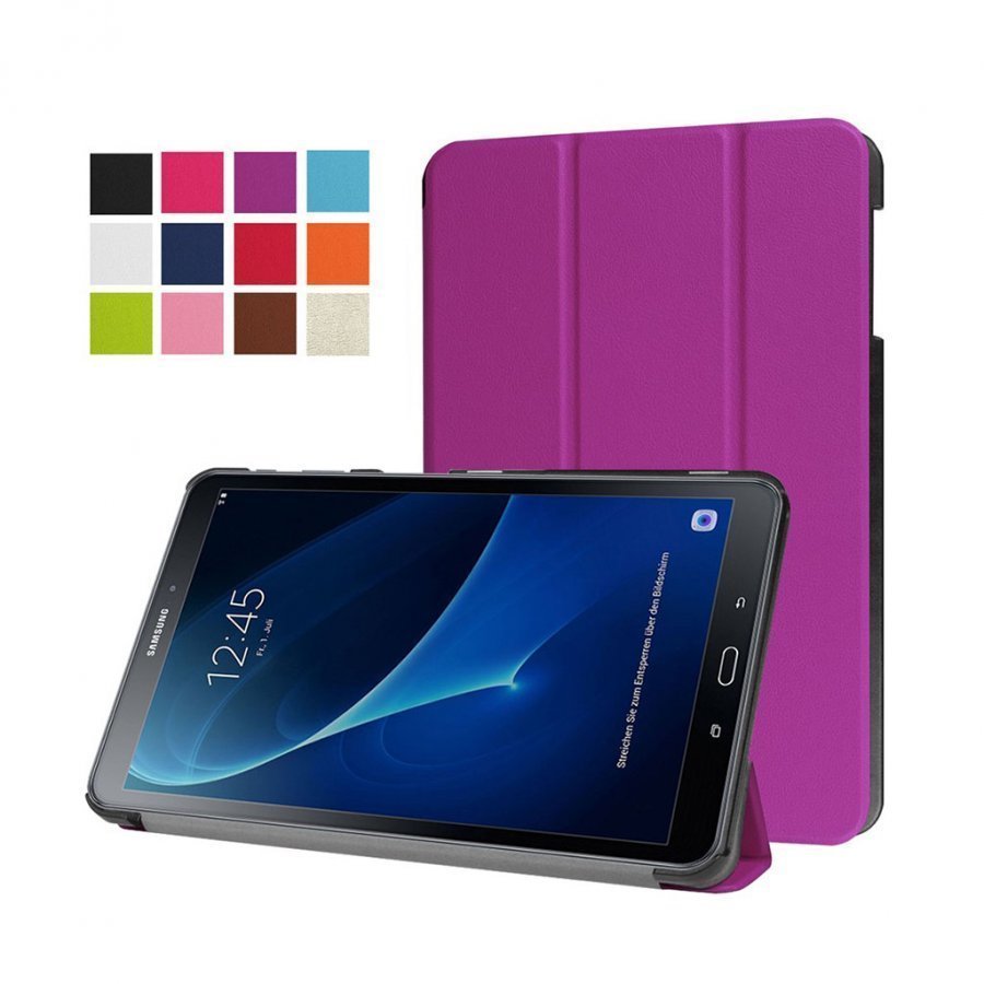 Edwardson Samsung Galaxy Tab A 10.1 2016 Nahkakotelo Violetti