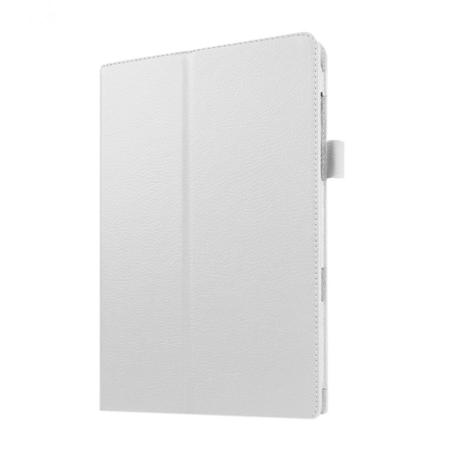 Edwardson Samsung Galaxy Tab A 7.0 Litsi Pintainen Nahkakotelo Valkoinen
