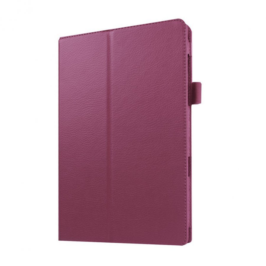 Edwardson Samsung Galaxy Tab A 7.0 Litsi Pintainen Nahkakotelo Violetti