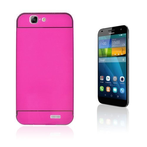 Egeland Huawei Ascend G7 Metalli Suojus Rosee