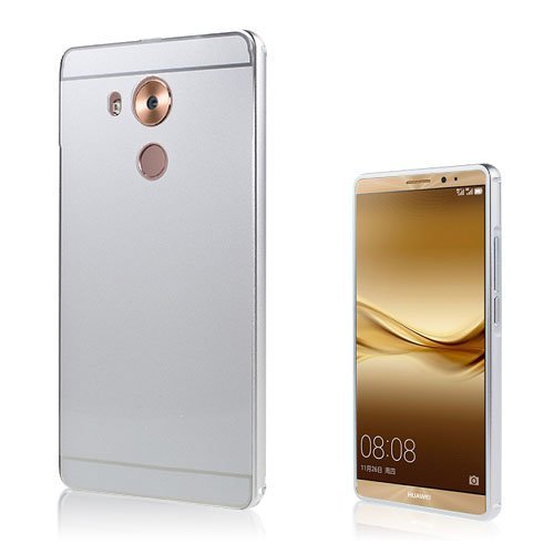 Egeland Huawei Mate 8 Alumiini Seos Kuori Hopea