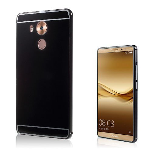 Egeland Huawei Mate 8 Alumiini Seos Kuori Musta