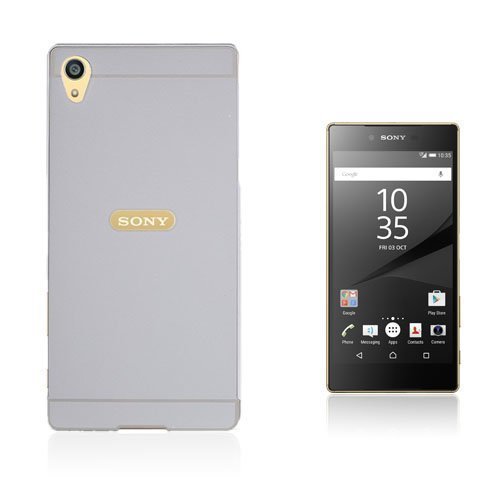 Egeland Sony Xperia Z5 Premium Kuori Suojuksella Hopea