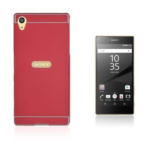 Egeland Sony Xperia Z5 Premium Kuori Suojuksella Punainen