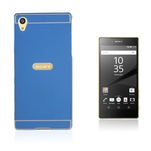 Egeland Sony Xperia Z5 Premium Kuori Suojuksella Tummansininen