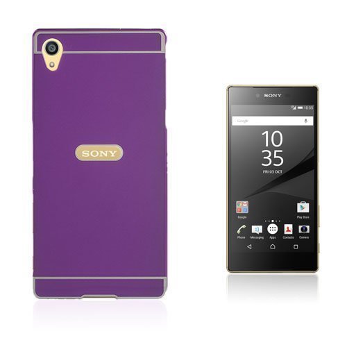 Egeland Sony Xperia Z5 Premium Kuori Suojuksella Violetti
